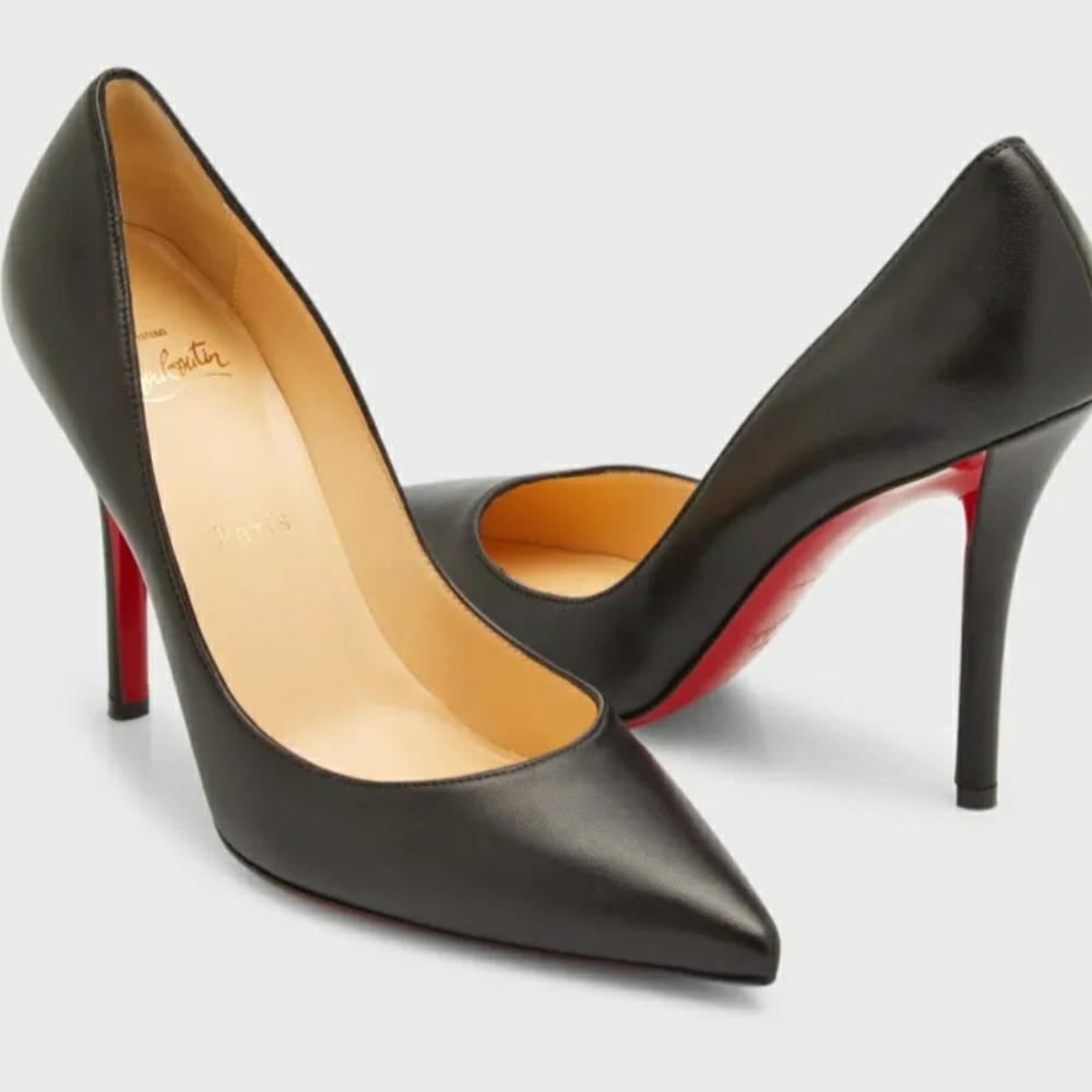 Christian Louboutin Black and Red Heels